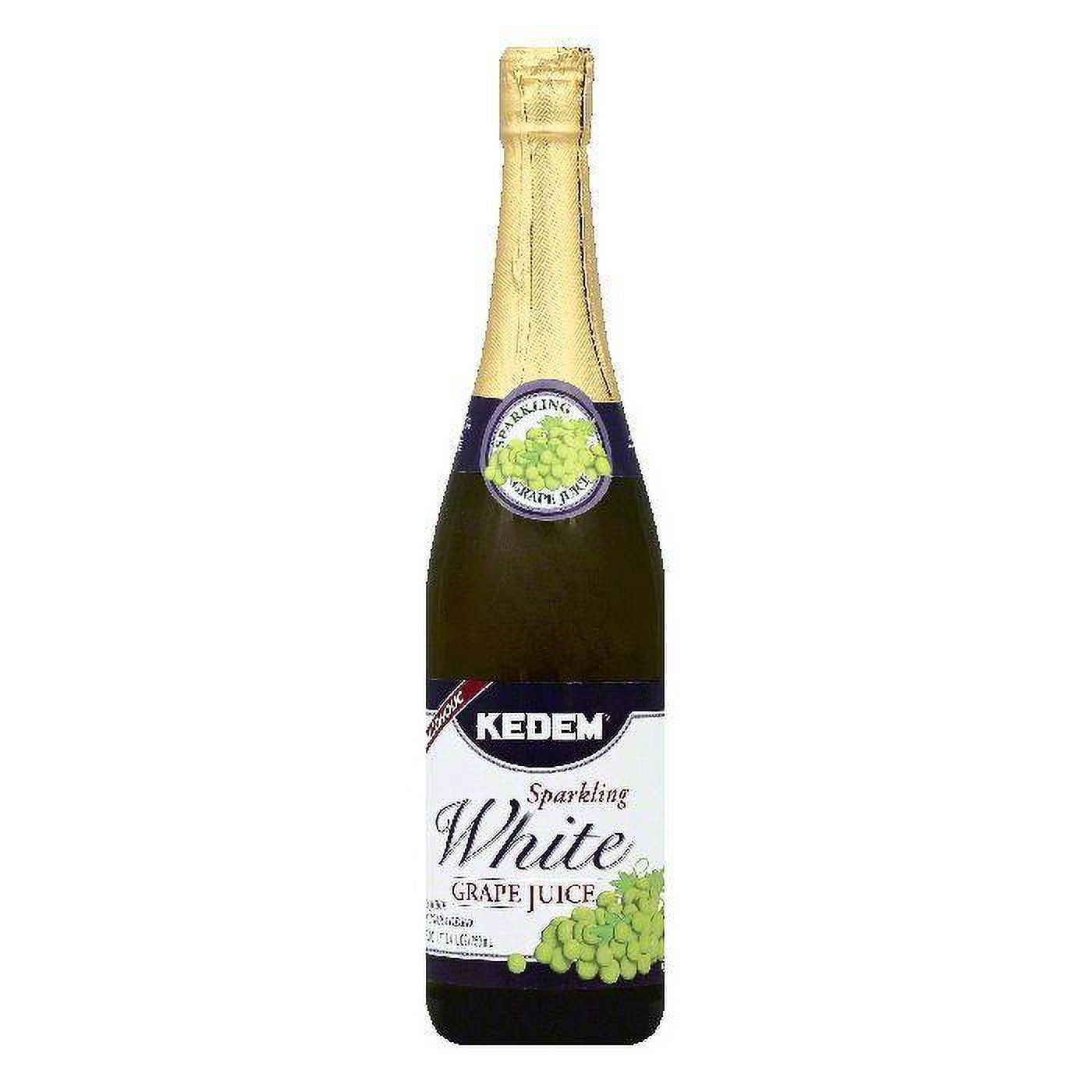 Kedem White Grape Sparkling 100 Juice, 25.4 Fo (Pack of 12)