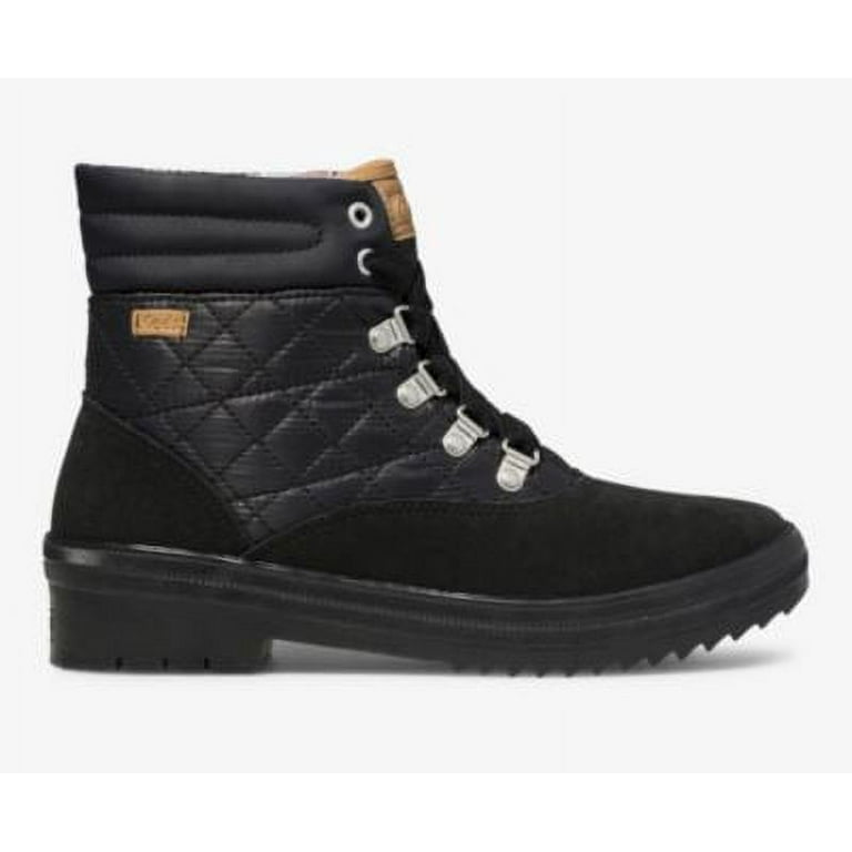 Keds Camp Boot Water Resistant Suede w Thinsulate Women 8.5 Black Walmart