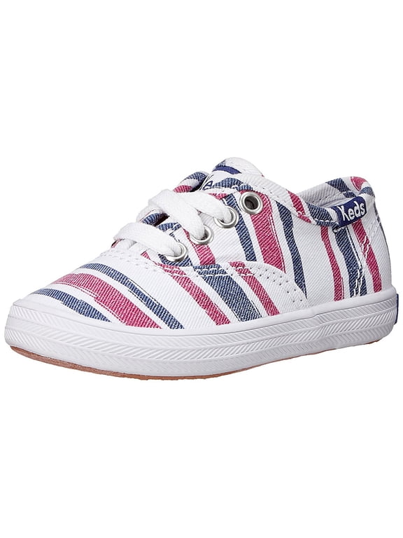 Champion CVO Prints Sneaker (Toddler/Little Kid/Big Kid),Navy/Red Strip,5.5 M US Toddler