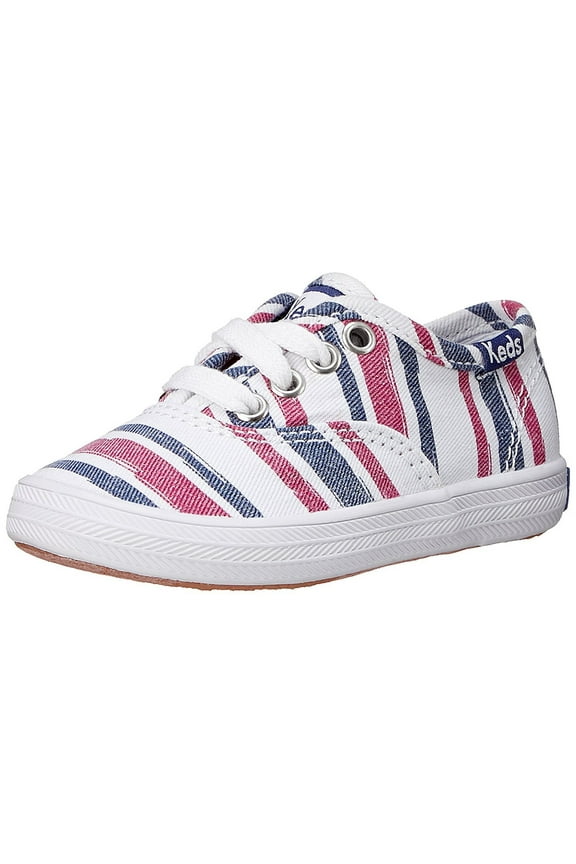 Champion CVO Prints Sneaker Toddler/Little Kid/Big Kid,Navy/Red Strip,8 M US Toddler