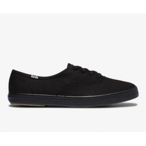 Keds Champion Feat. Organic Cotton Women 6.5 Black Black