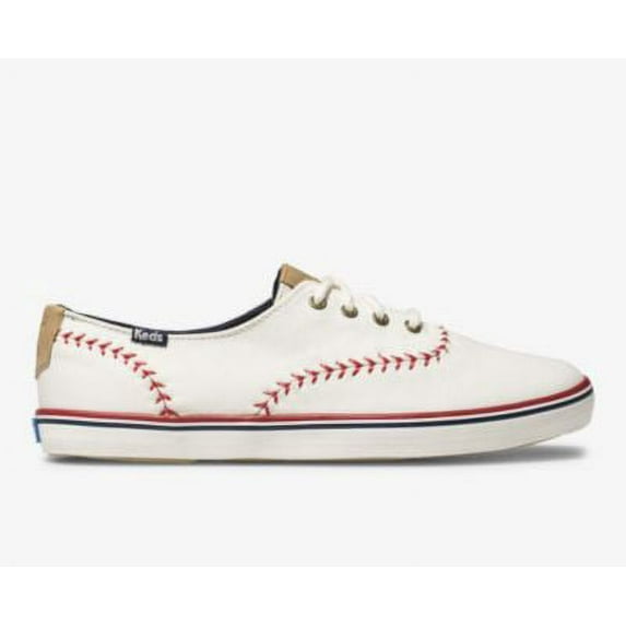 Keds Champion Pennant Women 9.5 Off White Canvas