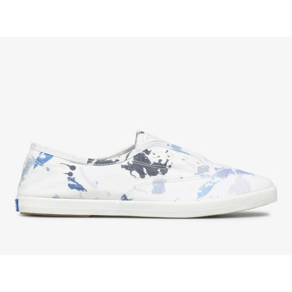 Keds Chillax Splatter Twill Slip On Sneaker Women White Blue