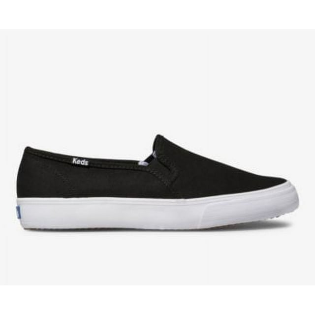 Keds Double Decker Canvas Slip On Sneaker Women Black - Walmart.com