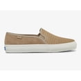 thumbnail image 1 of Keds Double Decker Emboss Suede Slip On Sneaker Women Taupe, 1 of 4