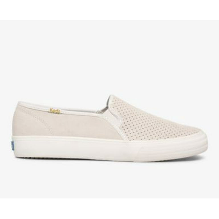 Keds Double Decker Perf Suede Women 5 Snow White Walmart
