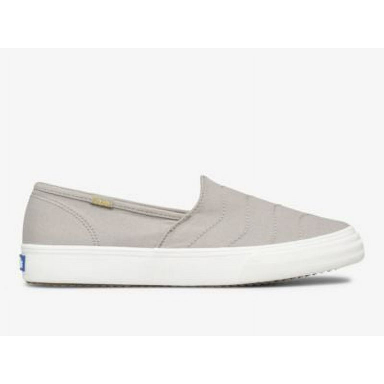 Keds Double Decker Wave Canvas Slip On Sneaker Women Grey