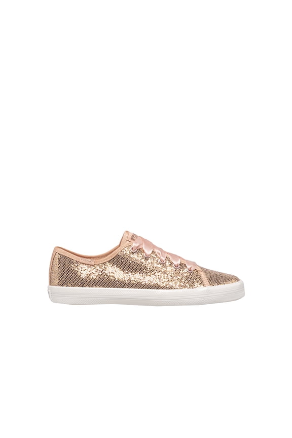Girls Kickstart Celebrations Glitter Lace Up  Athletic Sneakers Casual