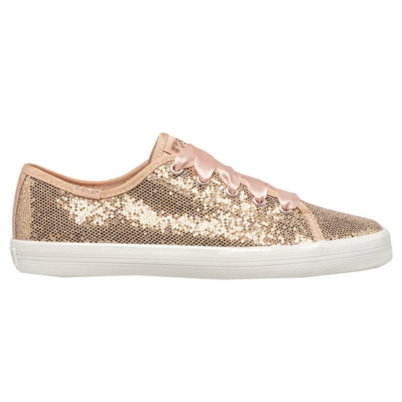 Keds Girls Kickstart Celebrations Glitter Lace Up Athletic Sneakers C
