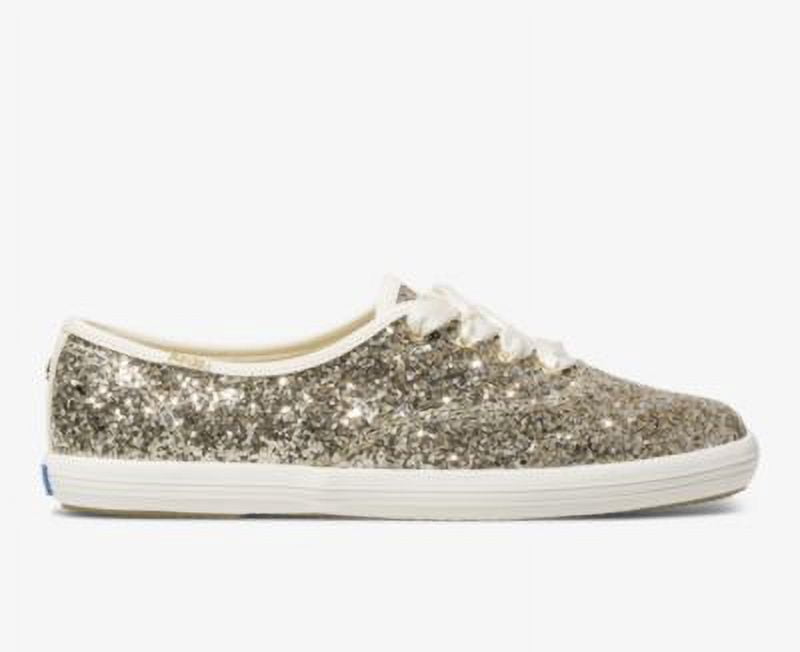 kate spade keds rose gold glitter