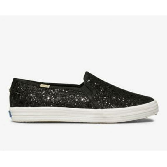 Keds Keds x kate spade new york Double Decker Glitter Slip On Sneaker Women Black