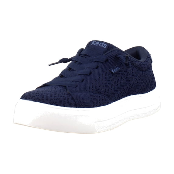 Keds Park Lace Up Women's Fashion Sneakers Navy Knit Size 7 M