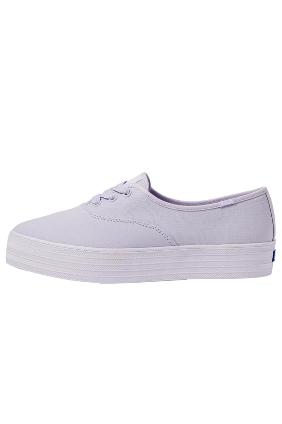 Point Lace Up Lilac Canvas WF67725 Women's Size 9