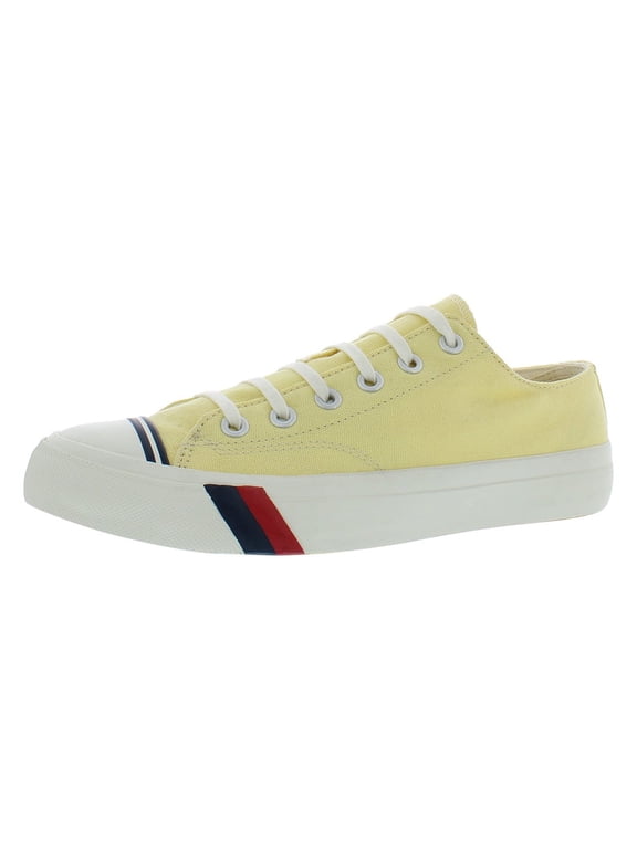 Royal Lo Canvas Mens Shoes Size 6, Color: Pale Yellow