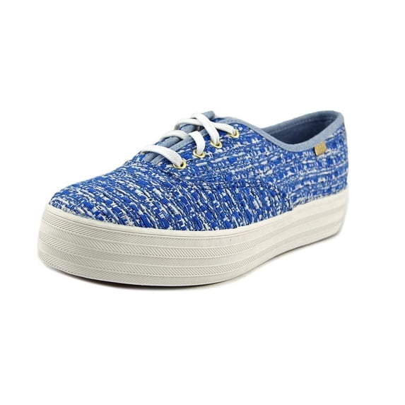 Keds Triple MK Kristian Round Toe Canvas Sneakers (9 B(M) US, Blue/White)