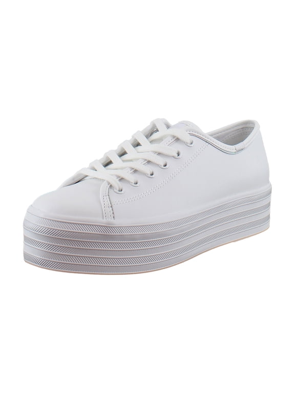 Triple Up Women's Fashion Sneakers White/Iridescent Size 7 M