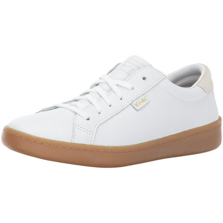 Keds women's ace store leather fashion sneaker