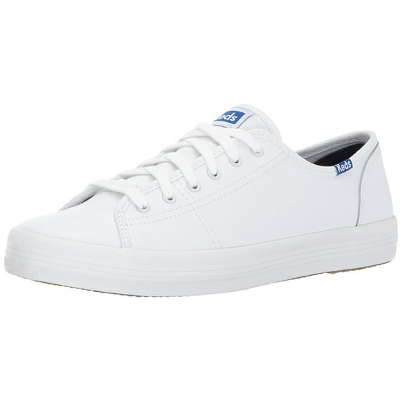 Keds; Women’s Casual Dress Shoes Lace to Toe Sneaker, White/Blue, 8