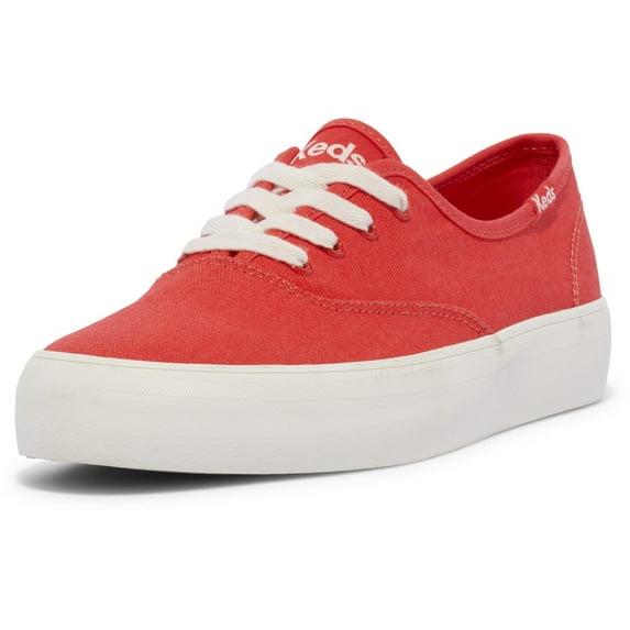 Keds Women's Champion Gender Neutral Sneaker, Red Canvas, 7.5