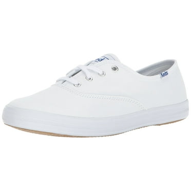 Keds Women's Champion Original Canvas Sneaker,White,5 M US