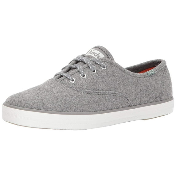 Keds Women's Champion Wool Sneaker,Gray,8 M US