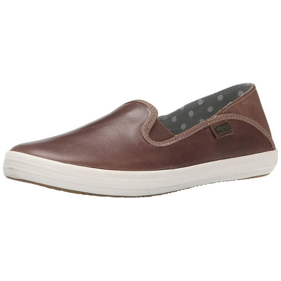 Keds Women's Crashback Leather Fashion Sneaker,Fog Gray,11 M US