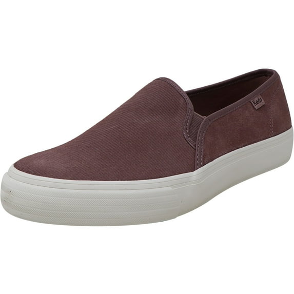 Keds Women's Double Decker Suede Mauve Ankle-High Slip-On Shoes - 10M