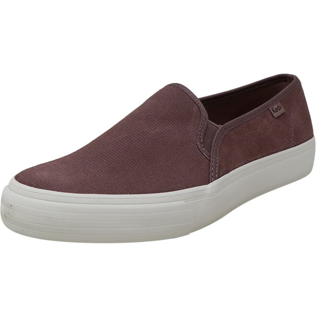 Keds Women's Double Decker Suede Mauve Ankle-High Slip-On Shoes - 8.5M