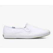 Keds Women's Soft Toe Slip-Ons Shoes, Medium & Closed Toe White, 9