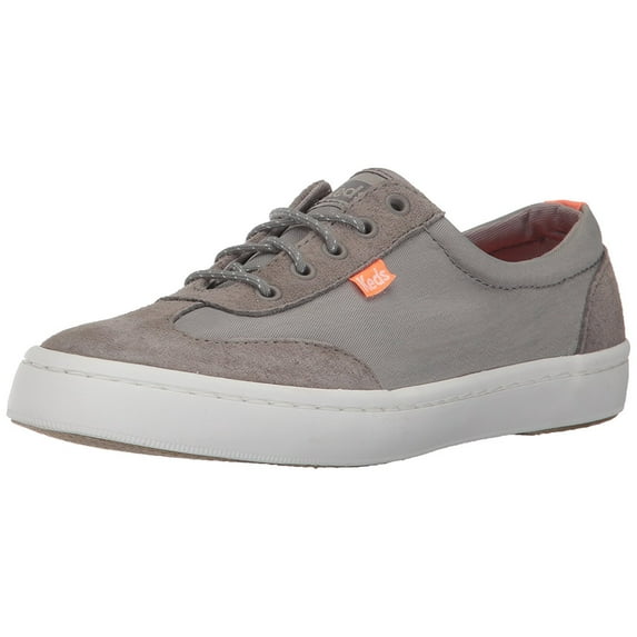 Keds Women's Tournament Nylon/Suede WX Fashion Sneaker,Gray,9 M US