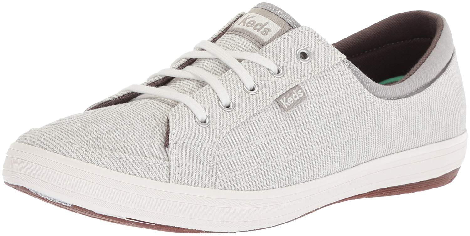 Keds Women s Vollie Ll Railroad Stripe Sneaker Gray 10 M US