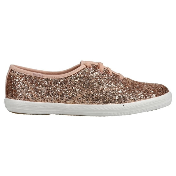 Keds Womens Champion Glitter Celebrations Lace Up  Athletic Sneakers Casual