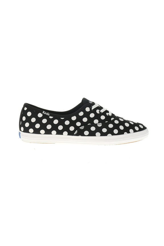 Womens Champion Point Low Canvas Polka Dot Lace Up  Athletic Sneakers