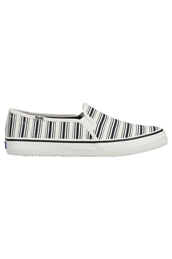 Womens Double Decker Striped Slip On Athletic Sneakers Casual Shoes