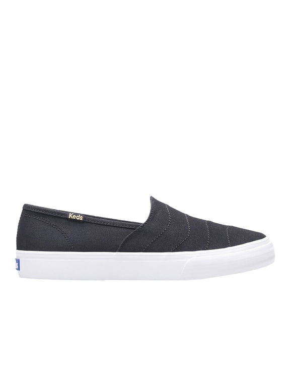 Womens Double Decker Canvas Slip On Athletic Sneakers Casual Shoes