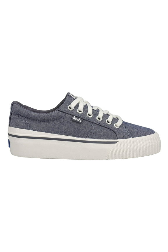 Womens Jump Kick Duo Chambray Lace Up  Athletic Sneakers Casual Shoes