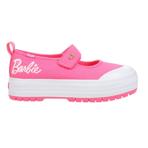 Keds Womens Canvas X Barbie Mary Jane Flats Casual Shoes