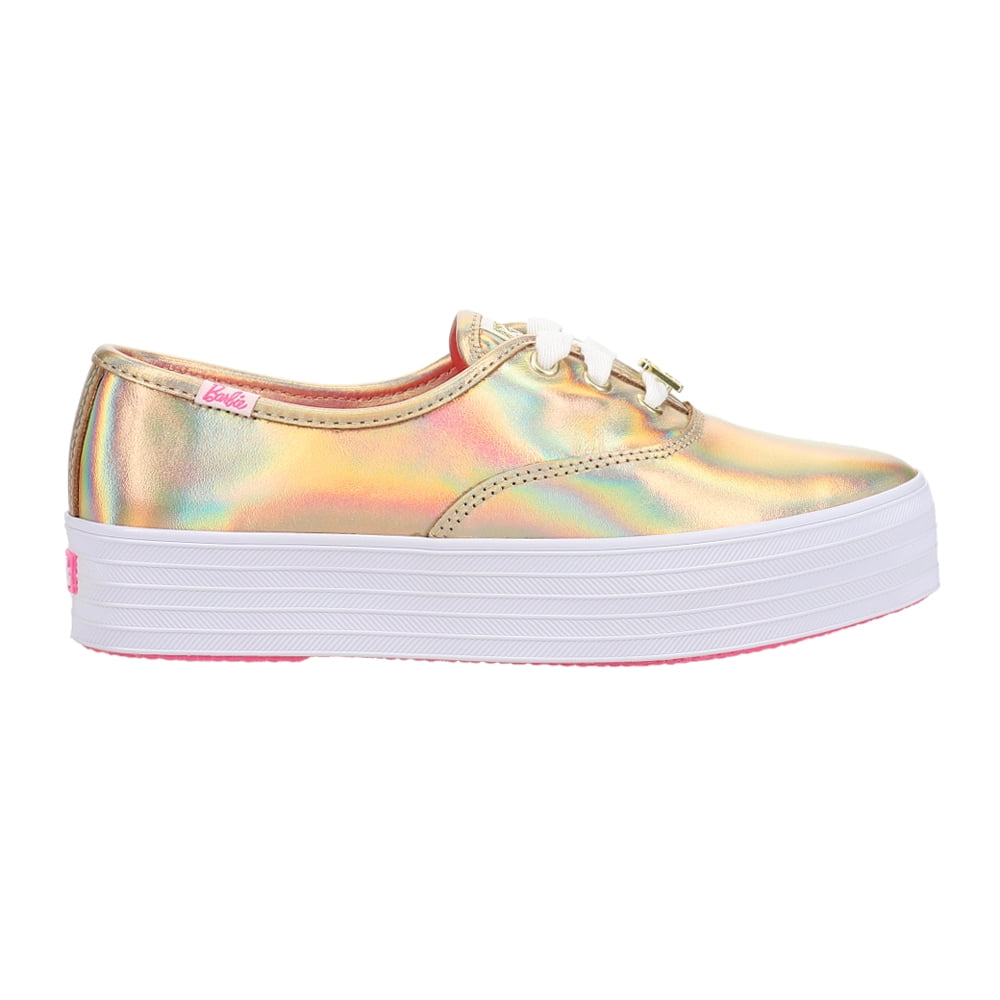 Lace Keds Metallic Platform Sneakers Keds Womens Keds X Barbie