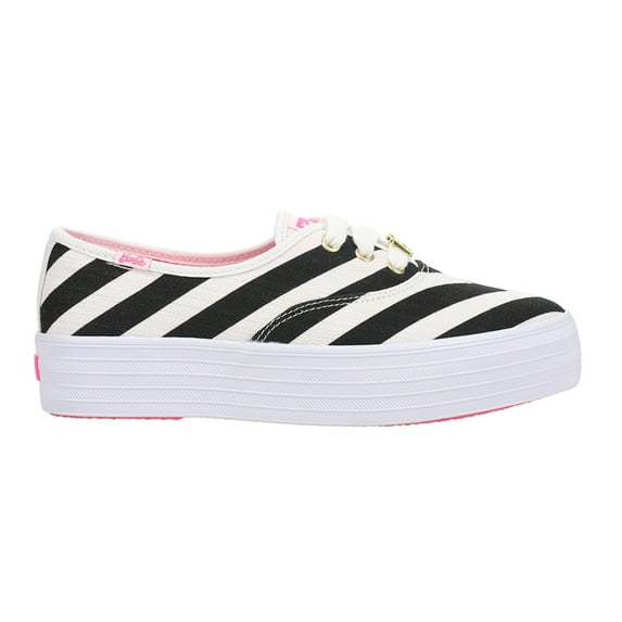 Keds Womens Keds X Barbie Point Striped Platform Athletic Sneakers Casual