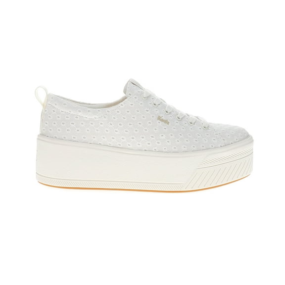 Keds Womens Skyler Daisy Eyelet Embroidered Platform Athletic Sneakers Cas