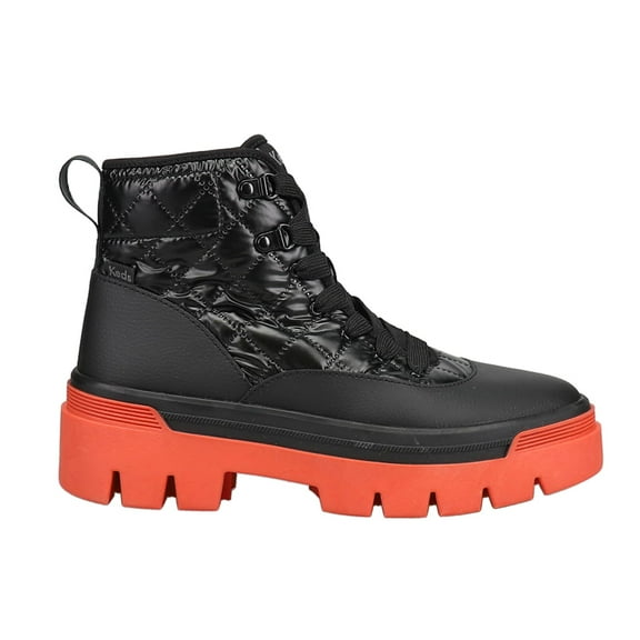Keds Womens Soho Pop Quilted Round Toe Lace Up  Ankle Boots