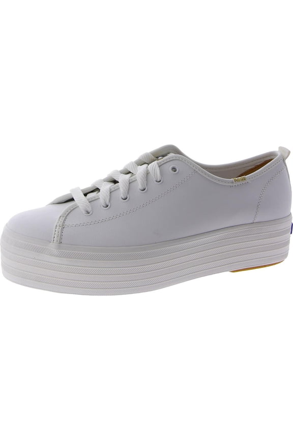 Womens Triple Up Canvas Lace Up Athletic Sneakers Casual Shoes