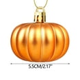 thumbnail image 1 of Kedshhgu 12 Pcs Fall Pumpkin Hanging Ornament Thanksgiving Pumpkin Tree Decorations Small Tree for Autumn Thanksgiving Christmas Pendant Decoration, 1 of 6