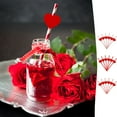 thumbnail image 1 of Kedshhgu 24 Pcs Valentine's Day Paper Straws 7.67" Long, Heart Disposable Straws for Wedding Birthday Party Supplies, 1 of 7
