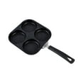 thumbnail image 1 of Kedshhgu 4-Cup Frying Pan, Non-stick Household Small Pancake Pan, Rustless Egg Frying Pan, Easy Clean Egg Cooker , for Hamburger, Omelet, Outdoor Camping, 1 of 4