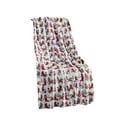 thumbnail image 1 of Kedshhgu Christmas Tree Throw Blanket Lightweight Soft Warm Plush Snowman Snowflake Pattern Christmas Decoration Gift for Sofa Chair Bed, 1 of 6