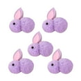 thumbnail image 1 of Kedshhgu Clearance 5pcs Easter Decoration Plush Mini Bunny Easter Bunny Doll Toy Gift, 1 of 2