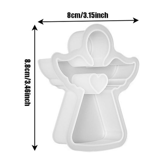 Kedshhgu Angel Candle Mould Soap Mould Epoxy Resin Mould Soap Gypsum Handicraft Mould