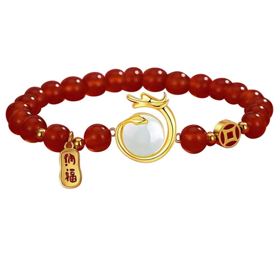 Kedshhgu Bracelet Women's Bracelet Chinese New Year Dragon Bracelets