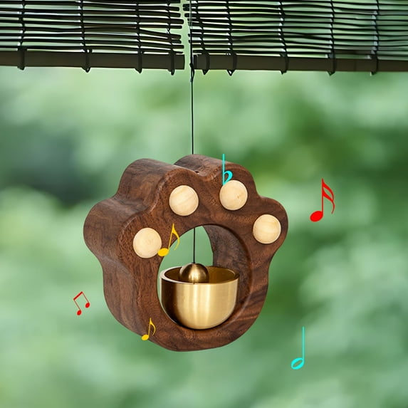 Kedshhgu Clearance Brass Solid Wood Dopamine Doorbell Brass Material Magnetic Absorber Car Gift Decoration Pendant Refrigerator Accessories Handicrafts